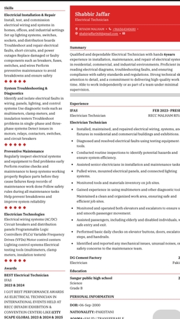 Riyadh, Job Seekers, Electrical Technician