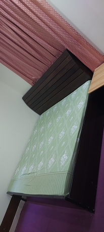 Riyadh, Furniture, SAR 550,  Queen Size Bed And Medicated Mattress