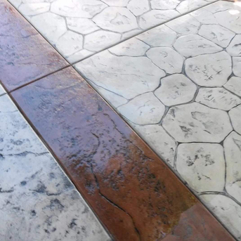 Riyadh, Construction, الخرسانة المطبوعة الملونة صبة مروحة ميزا