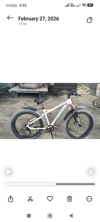 Sulai, Bicycles, SAR 650,  Fatbike  26 Inch 1x7 Speed Disc Brake Shocking Absorption Adult Bicycle