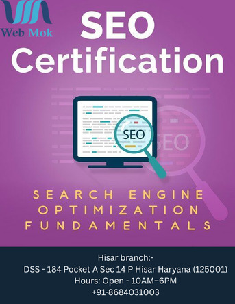 Haryana, Lessons Offered, Search Engine Optimization Course In Hisar With Expert Training