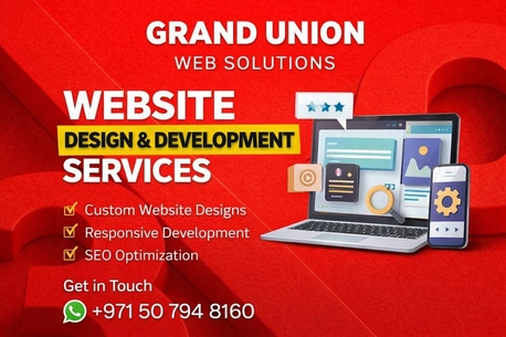 Dubai, Web Design & Development, Website Development - Grand Union Web Solutions