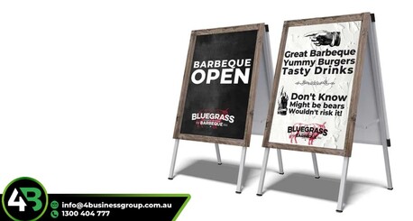 Brisbane, Printing, Premium A-Frame Printing For High-Impact Street Advertising