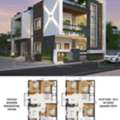 Modern Duplex House Design In Ayodhya