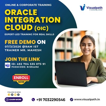 Hyderabad, Education, Oracle Integration Cloud Demo Class Free - Visualpath