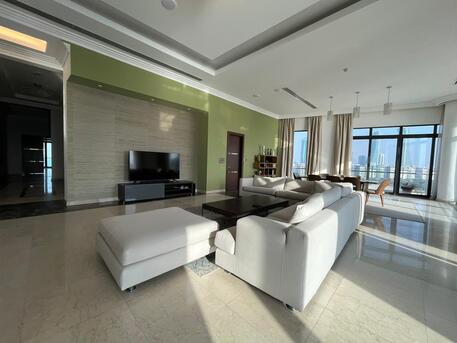 Manama, Apartments/Houses, BHD 2750/month,  Furnished,  5 BR,  Luxury Sea View Apartment For  Rent In Reef Island | 5 En-Suite Bedrooms