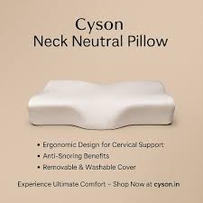 Mumbai, Items Wanted, Cyson Cervical Pillow For Neck Pain Relief & Better Sleep