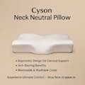 Cyson Cervical Pillow For Neck Pain Relief & Better Sleep