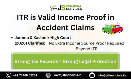 Mumbai, Financial, ITR Accepted As Valid Income Proof In Motor Accident Claims