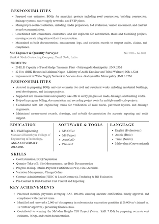 Riyadh, Job Seekers, Quantity Surveyor | Civil Engineer | Technical Engineer | 7+ Years Experience | SCE Member