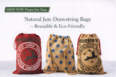 Kolkata, Clothing & Accessories, INR 100,  Natural Jute Drawstring Bags &ndash; Reusable & Eco-Friendly