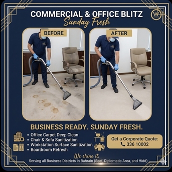 Sanabis, Cleaning, OFFICE & COMMERCIAL DEEP CLEAN
