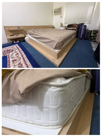 Azizia, Household Items, SAR 300,  DOUBLE BED WITH SPRING MATTRES