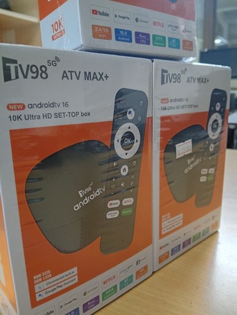 Manama, Electronics, BHD 15,  TV Android Box ATV MAX+ | 4K Ultra HD | Dual WiFi | Bluetooth 5.0 | Chromecast | Voice Rem