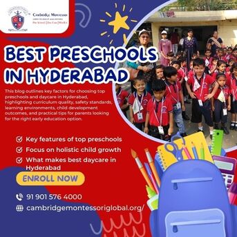 Hyderabad, Education, Best Preschools In Hyderabad