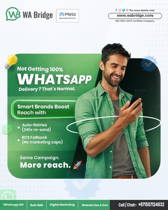 Dubai, Marketing, Increase WhatsApp Message Delivery & Reach | WA Bridge
