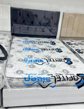 Jeddah, Furniture, SAR 2,  New Brand High Quality Medium Size Bed 🛏️ And High Quality Mattress Available