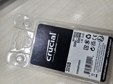 Riyadh, Computers, SAR 325,  CRUCIAL 32GB DDR4 3200 RAM FOR LAPTOP