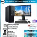 BHD 105,  Dell Core I7 Computer (8CPUs) RAM 8GB SSD 128GB + 500GB HDD 35x Fast 19" Monitor Ready