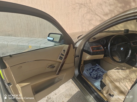 Al Malaz, Vehicles, Cars & Trucks , SAR 26000,  Bmw 523i 6 Cylinder,  2007,  Automatic,  199000 KM,  Bmw 523i, Good Condition, Well Maintained.