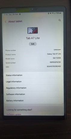 Dammam, Tablet Computers, SAR 300,  Samsung Galaxy Tablet FOR SALE