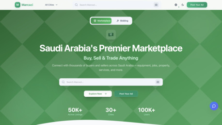 Jubail, Business Partners, Scaling A Specialized B2B/B2C Marketplace (Real Estate, Equipment & Manpower)