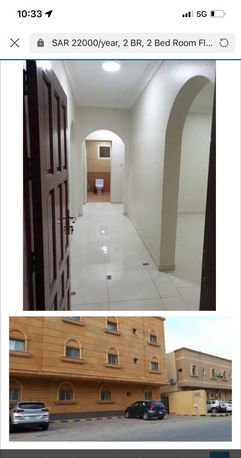 Riyadh, Apartments/Houses, SAR 27000/year,  2 BR,  2 BHK Family Flat For Rent Backside Of City Max