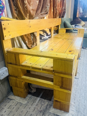 Jubail, Furniture, SAR 350,  *** WOOD SOFA ***