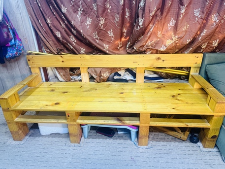 Jubail, Furniture, SAR 350,  *** WOOD SOFA ***