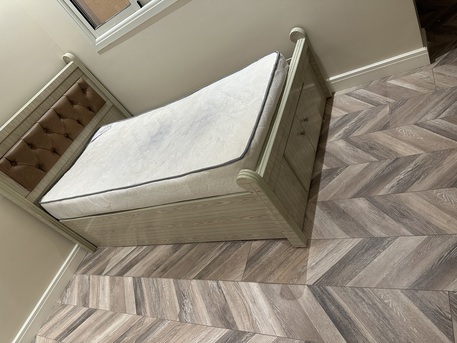 Al Narjis, Furniture, SAR 200,  Single Bed 2 Pcs 120 X 200 CM