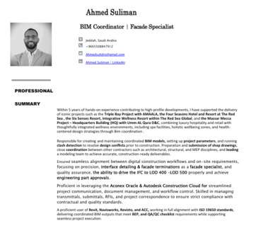 Riyadh, Job Seekers, Bim COORDINATOR