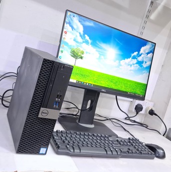 Manama, Computers, BHD 138,  DELL Core I7 6th Gen Computer Full Set 24" FHD Borderless Monitor 16GB RAM 128GB SSD+500GB