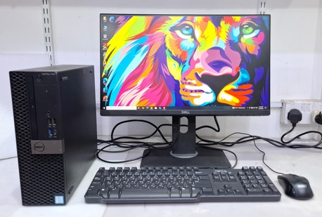 Manama, Electronics, BHD 138,  DELL Core I7 6th Gen Computer Full Set 24" FHD Borderless Monitor 16GB RAM 128GB SSD+500GB