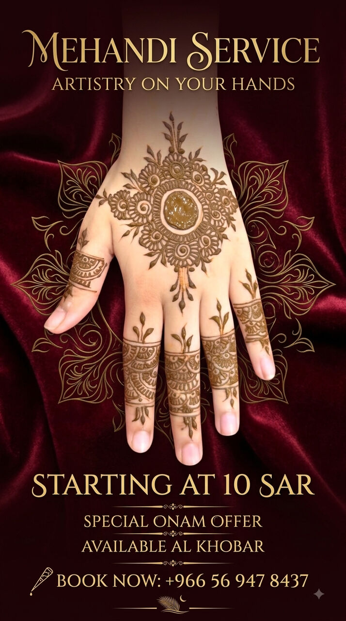 Khobar, Job Seekers, Mehandi Artist, Henna Designer
