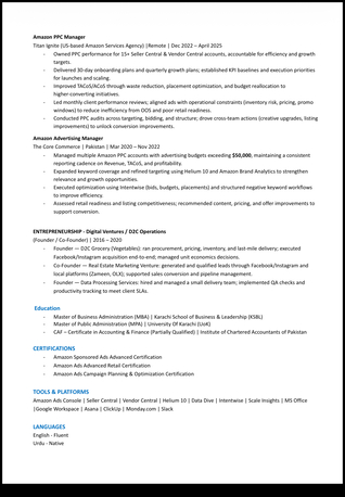 Riyadh, Job Seekers, Ecommerce Growth / Marketplace Manager , PPC Lead &ndash; Transferable Iqama