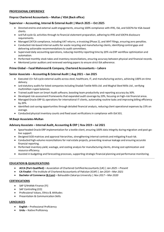 Khobar, Job Seekers, Accountant