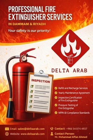 Dammam, Technical, Fire Extinguisher Refilling & Maintenance