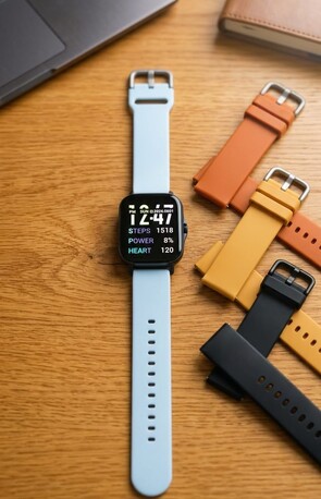 Dammam, Watches, SAR 400,  AMAZFIT GTS2 BLACK COLOUR WITH 3 FREE STRAPS AND ONE ORIGINAL STARP BLACK