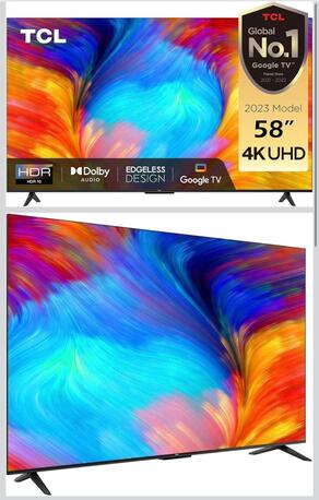 Jeddah, Electronics, SAR 1000,  TCL TV 58" 4K UHD In A Perfect Condition
