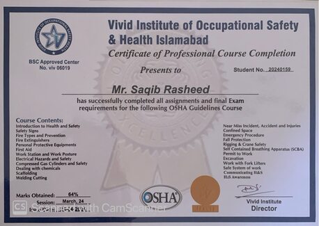 Manama, Job Seekers, NEBOSH Certified HSE / Safety Officer Available In Bahrain