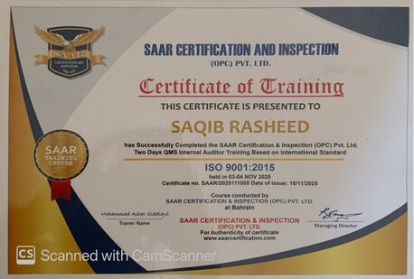 Manama, Job Seekers, NEBOSH Certified HSE / Safety Officer Available In Bahrain