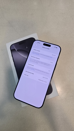 Dammam, Mobile Phones, SAR 2800,  IPhone 16 Pro Max Battery Health 100