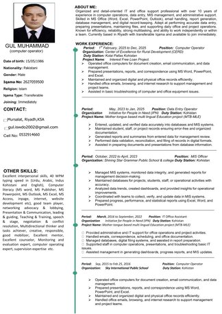 Riyadh, Job Seekers, Document Controller