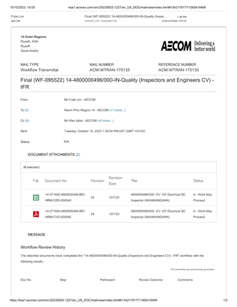 Jeddah, Job Seekers, Electrical QAQC Engineer,SCE Registered Eng,Alula RCU Approved,NEOM Approved,Transferable