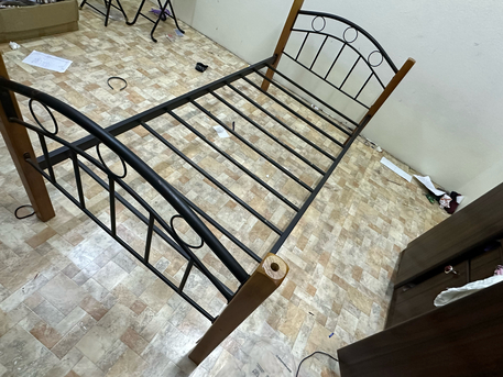 Jubail, Furniture, SAR 100,  Metal Bed