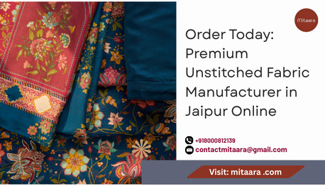 Jaipur, Clothing & Accessories, Order Today: Premium Unstitched Fabric Manufacturer In Jaipur Online