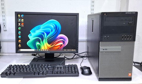 Manama, Electronics, BHD 48,  DELL Core I7 3.4GHz Computer Set With Monitor 8GB RAM + 500GB HDD (Ready To Use OS 10 Pro)