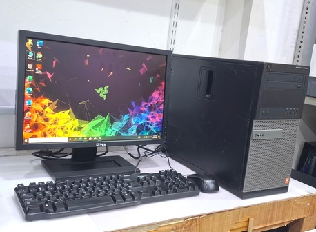 Manama, Computers, BHD 48,  DELL Core I7 3.4GHz Computer Set With Monitor 8GB RAM + 500GB HDD (Ready To Use OS 10 Pro)