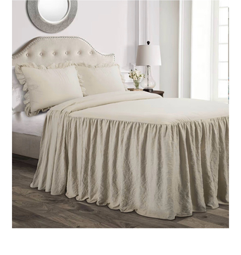 Jeddah, Household Items, SAR 80,  New Packed 3 Piece Bedding Set With Ruffle King Size