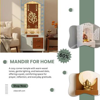 Mumbai, Furniture, INR 3000,  Temple Design Ideas For Peaceful Homes